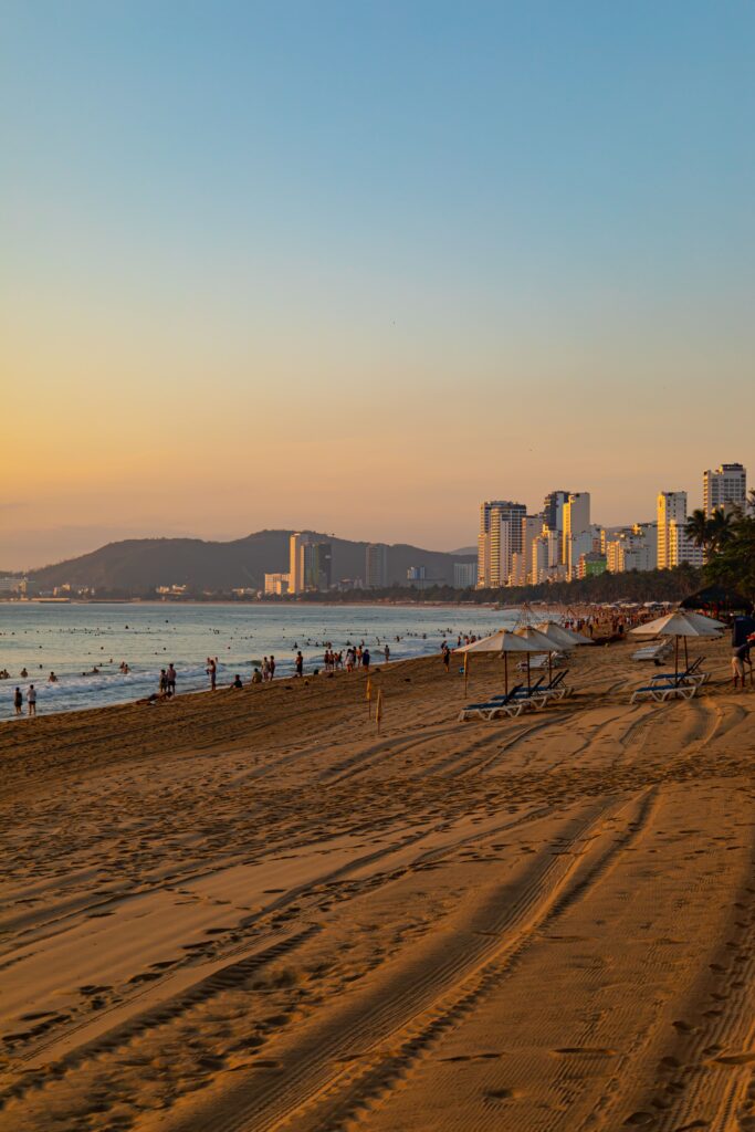 playa urbana vista desde arriba