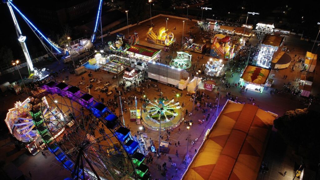 recinto ferial visto desde arriba